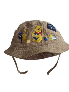 Winnie the Pooh Bucket Hat with Chin Strap